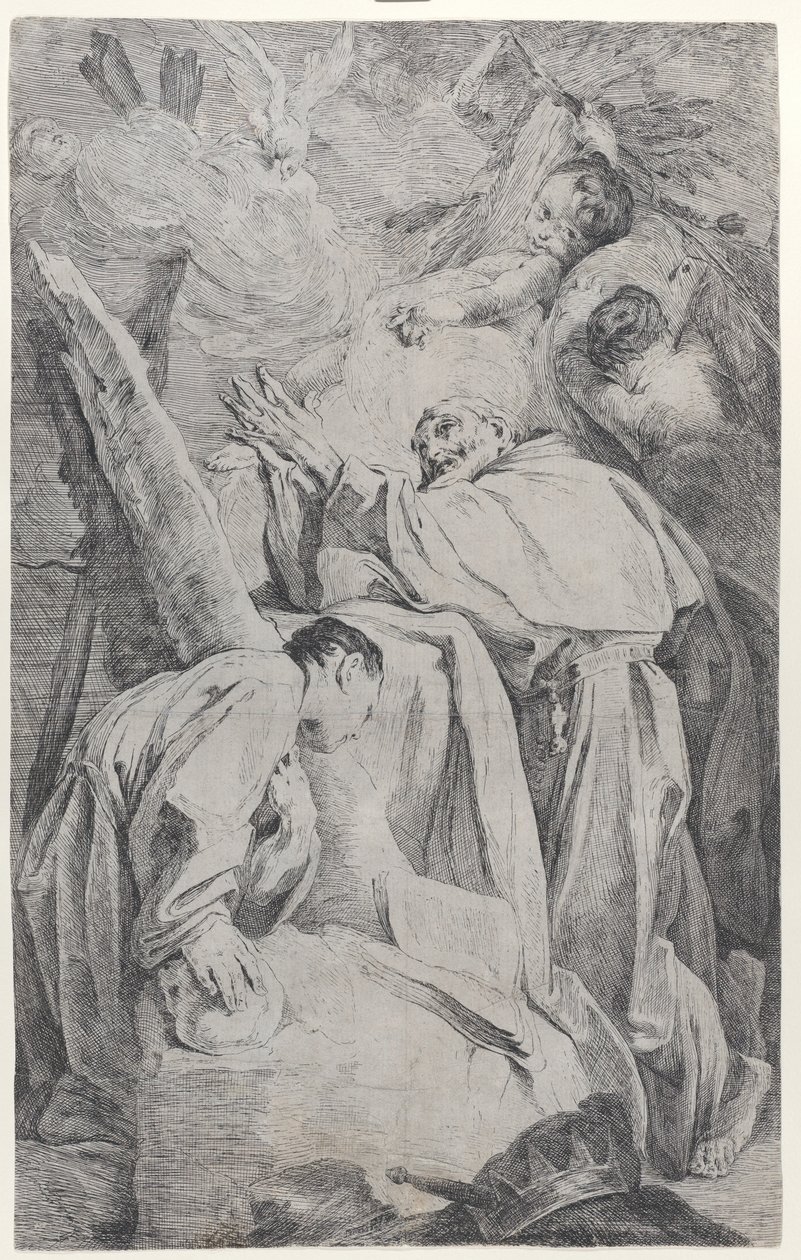 Êxtase do Beato Piero Gambacorti de Pisa, ca. 1725-28. de Federico Bencovich