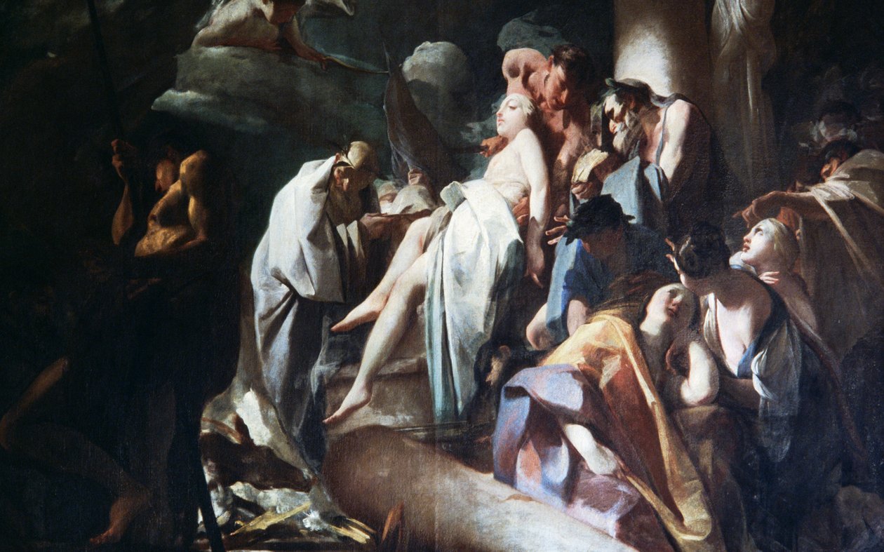Sacrifício da Afigenia de Federico Bencovich