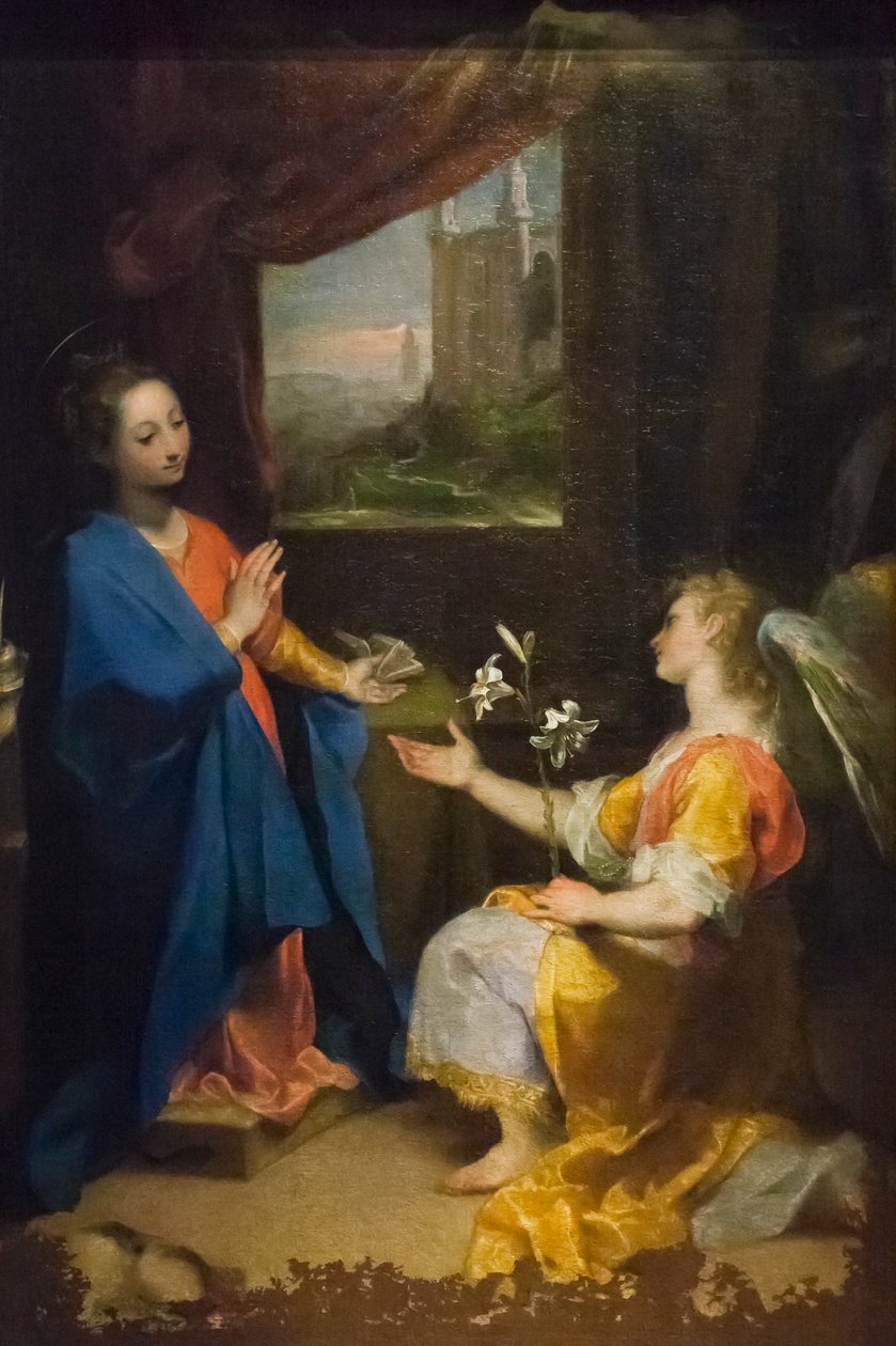 Anunciação, retábulo de Federico Fiori Barocci or Baroccio
