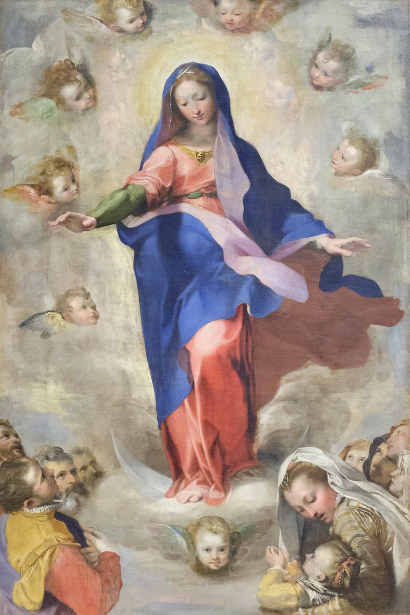 Imaculada Conceição, c.1575 (óleo sobre tela) de Federico Fiori Barocci or Baroccio