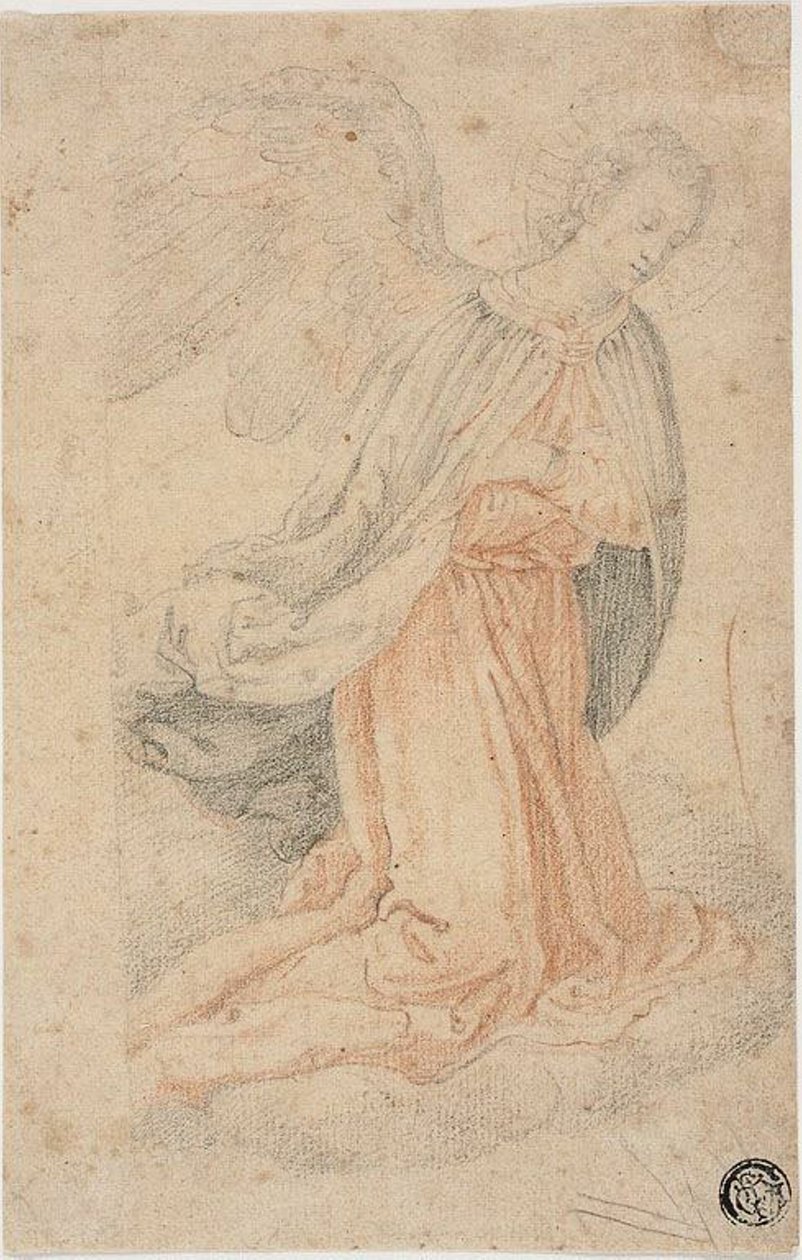 Anjo Ajoelhado de Federico Zuccaro