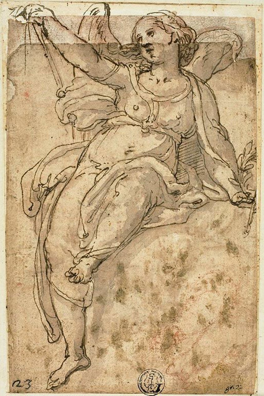 Anjo sentado de Federico Zuccaro