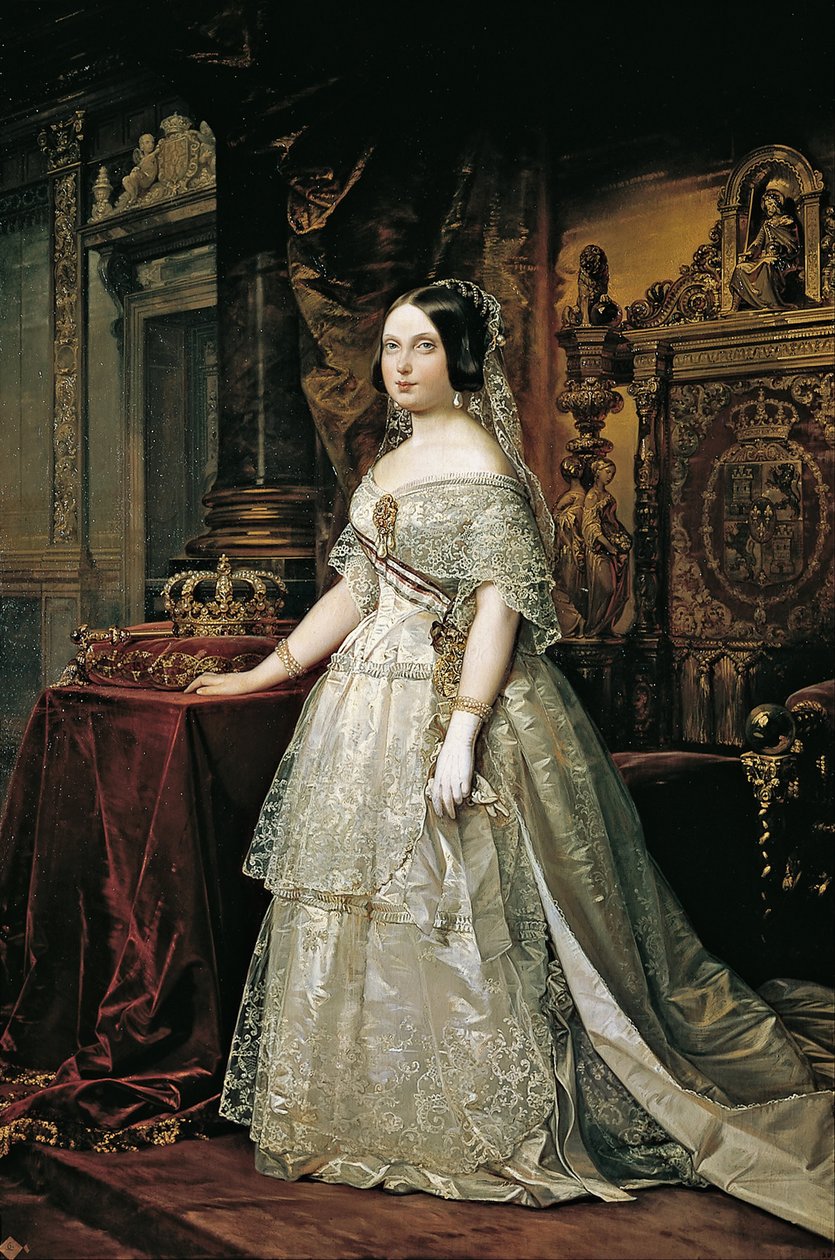 Isabel II de Espanha de Federico de Madrazo y Kuntz