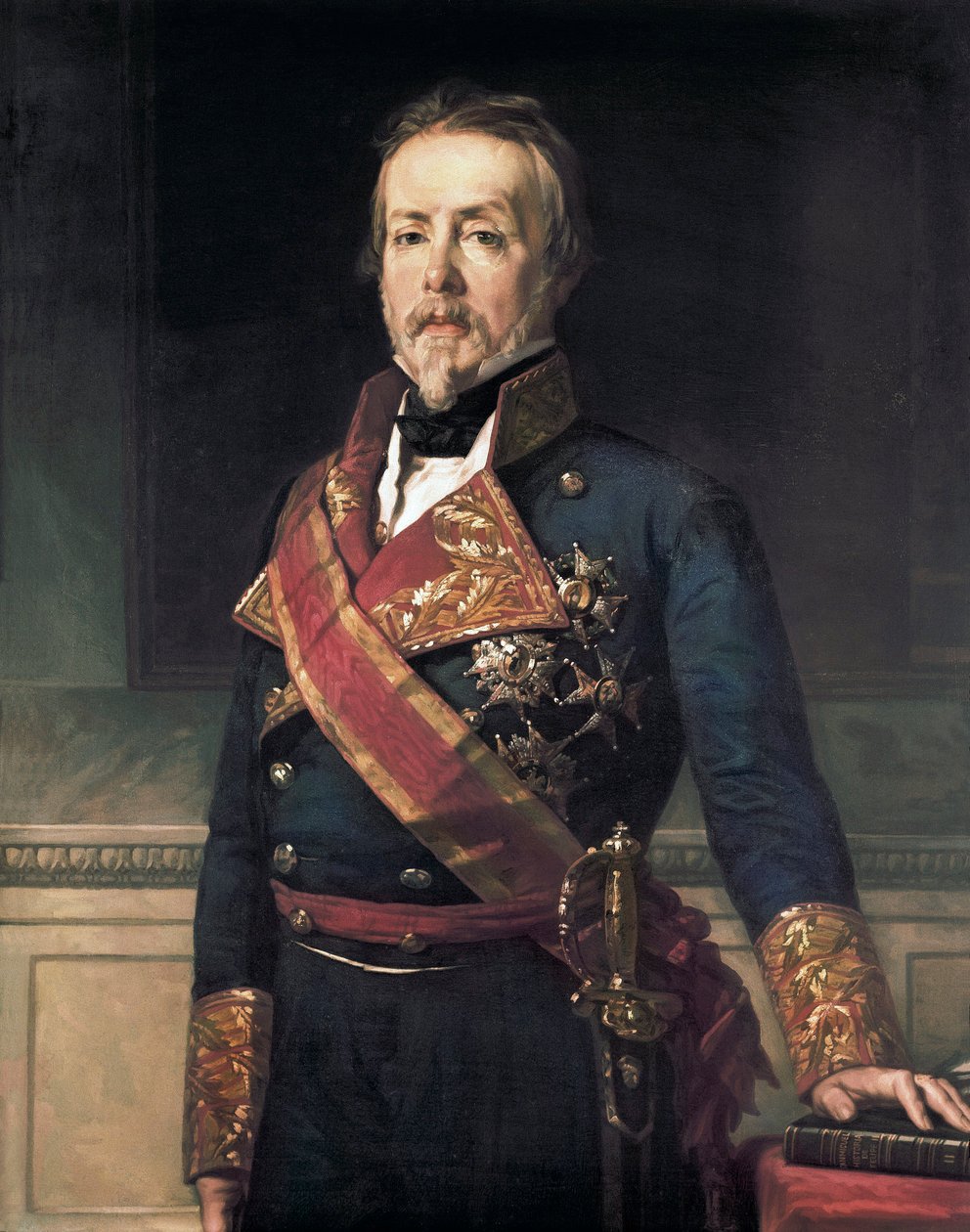 Retrato de Evaristo Fernandez de San Miguel y Valledor (1785-1862), fidalgo e político militar espanhol de Federico de Madrazo y Kuntz