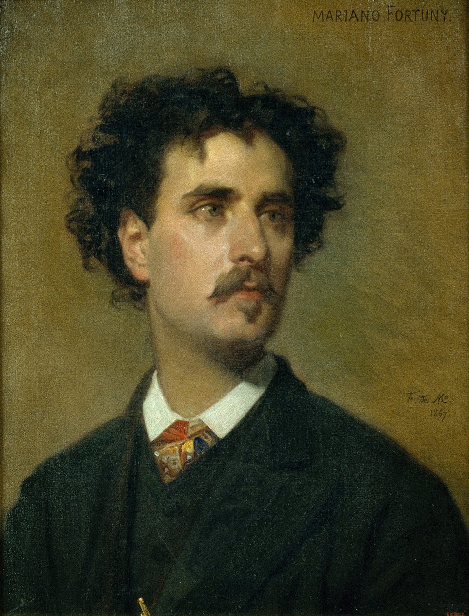 Retrato de Marià Fortuny de Federico de Madrazo y Kuntz