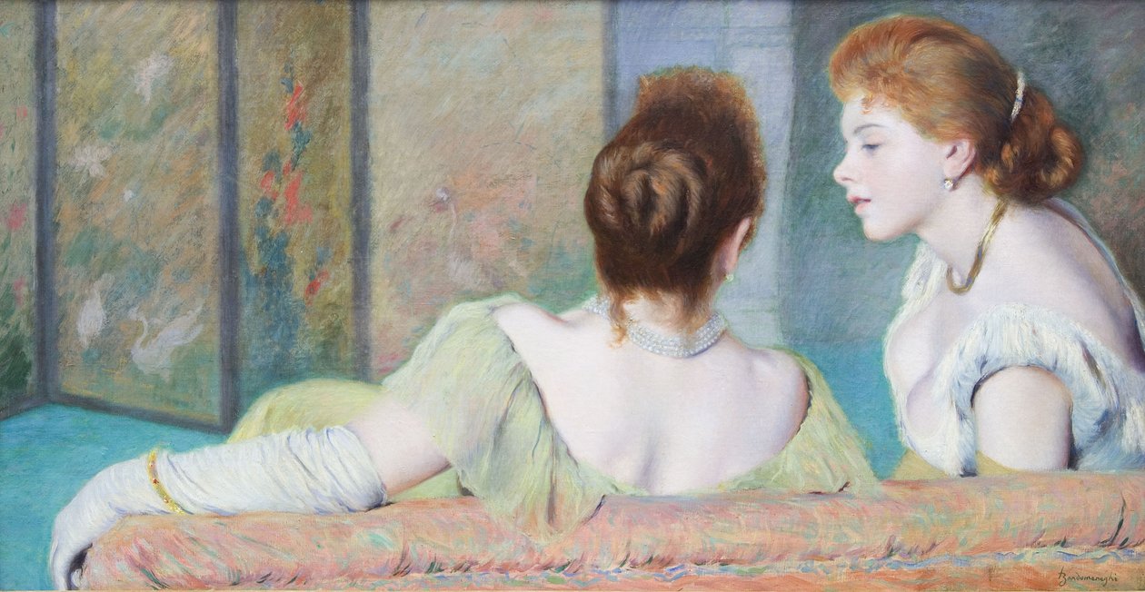 No sofá, ca. 1886-1890. de Federigo Zandomeneghi