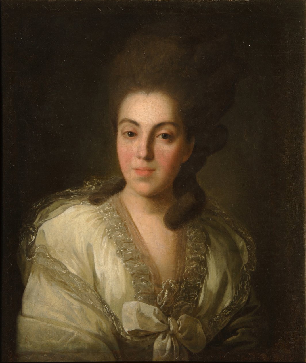 Condessa Anna Alexandrovna Golitsyna 1739-1816, née Baroness Stroganova, 1777 de Fedor Stepanovich Rokotov