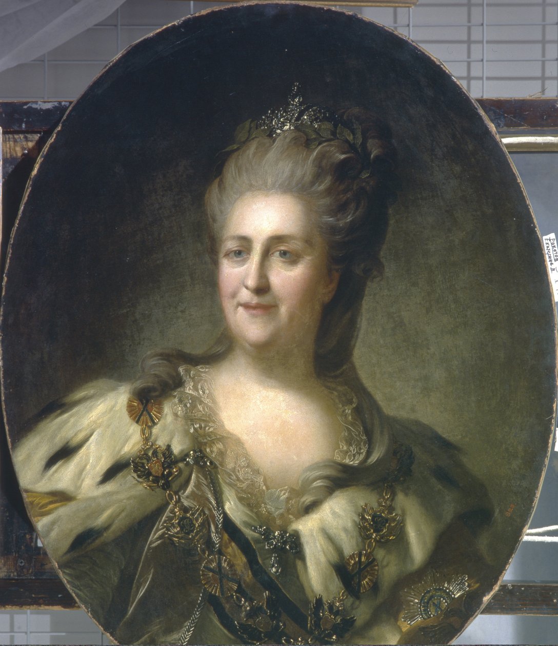 Retrato da imperatriz Catarina II 1729-1796, 1779 de Fedor Stepanovich Rokotov