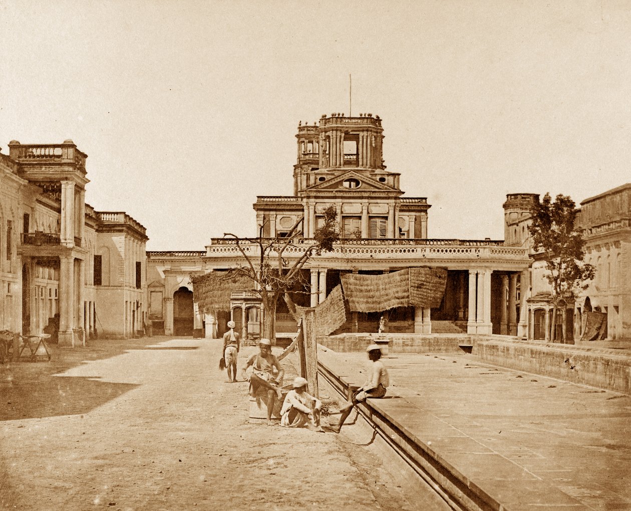 Interior do Chutr Munzil, Lucknow de Felice Beato