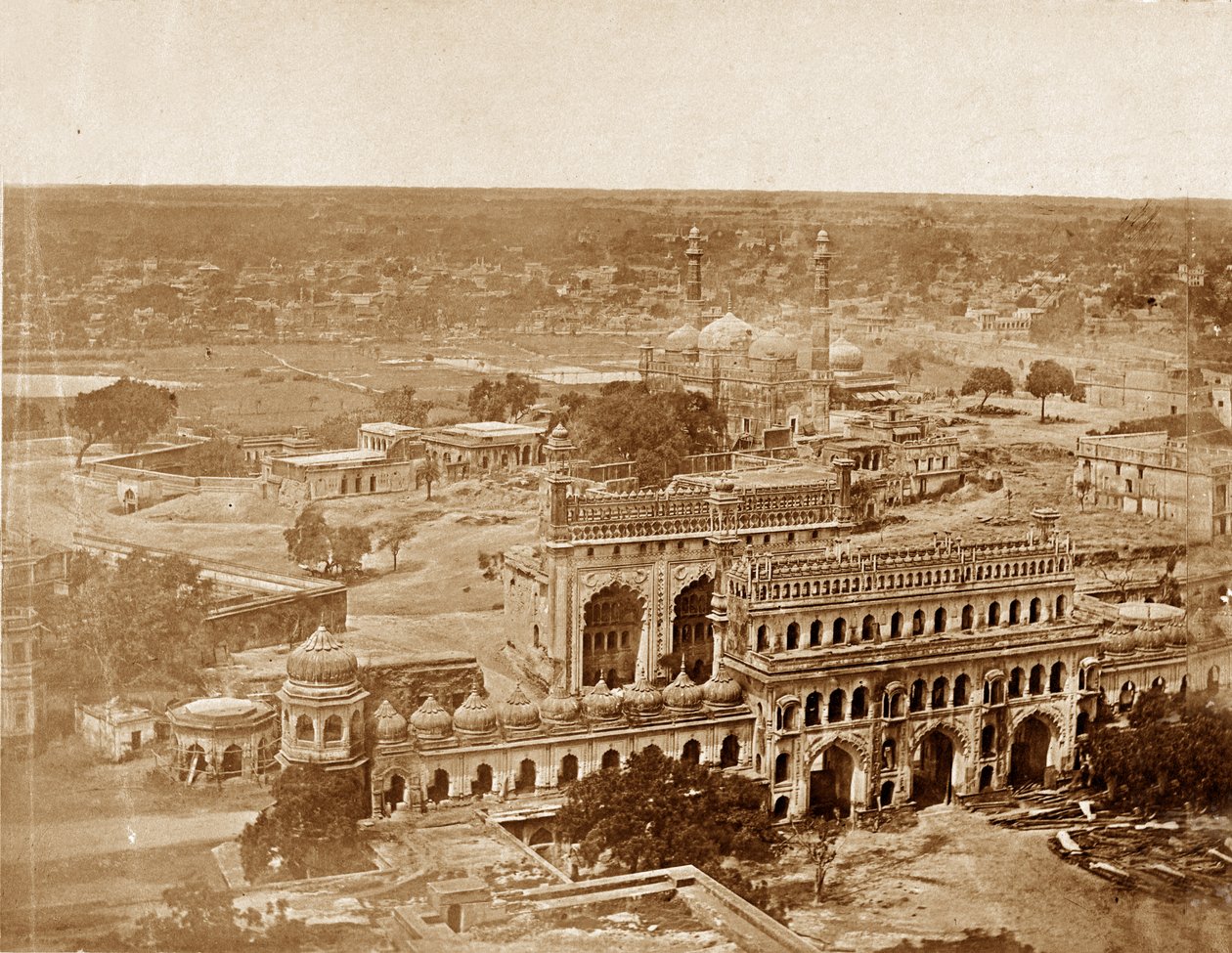 Panorama de MachiBoran, Lucknow de Felice Beato