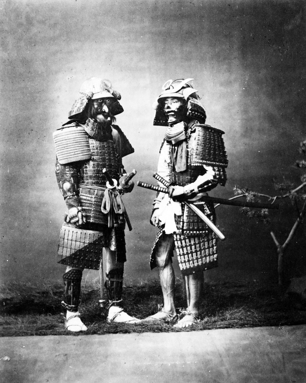 Samurai, c.1860-80 de Felice Beato