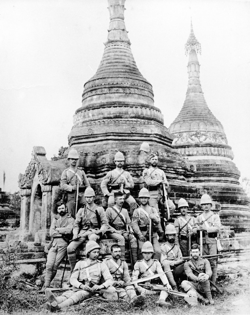 O segundo Devonshire em Wuntho, 1891 de Felice Beato