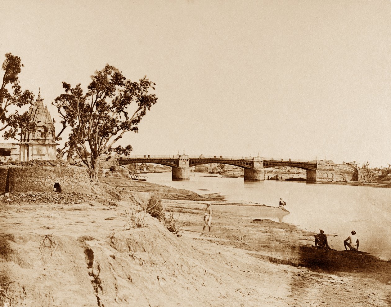 A ponte de ferro, Lucknow de Felice Beato