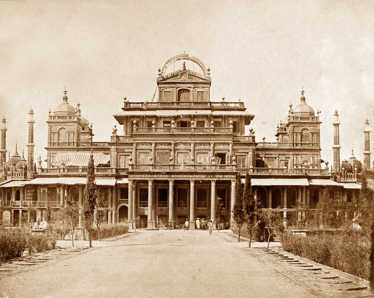Palácio do rei no Kaiser Bagh, Lucknow de Felice Beato