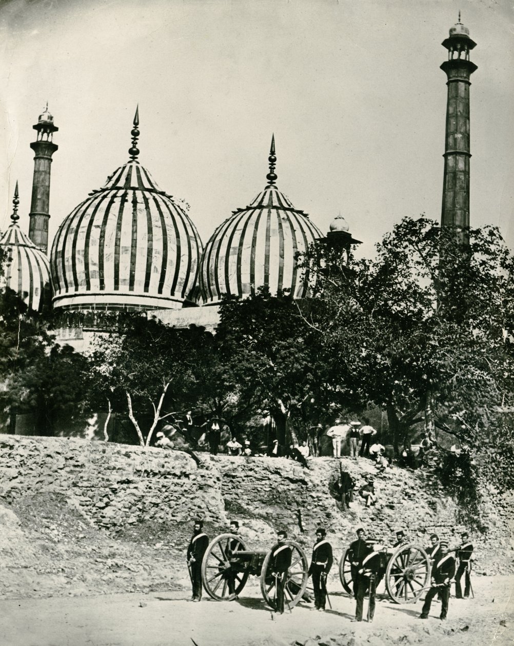 Zinat-ul-masjid, Delhi, c.1858 de Felice Beato