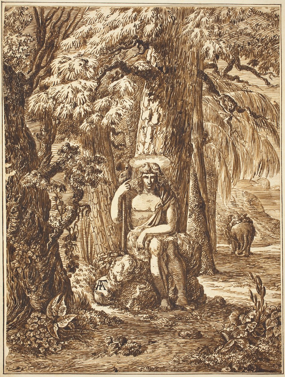 São João Batista no Deserto de Felice Albites