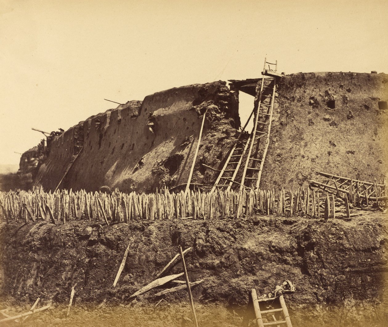 Ângulo de entrada dos franceses, 21 de agosto de 1860 de Felice Beato