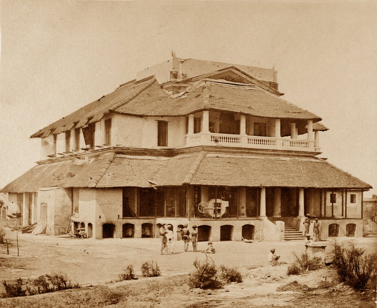 Casa dos bancos, Lucknow de Felice Beato