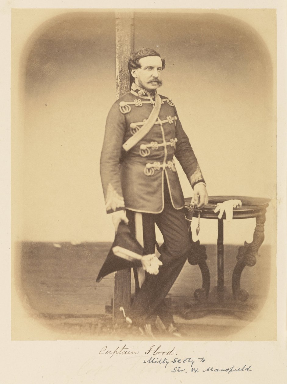 Capitão Flood, Secretário Militar de Sir W. Mansfield de Felice Beato