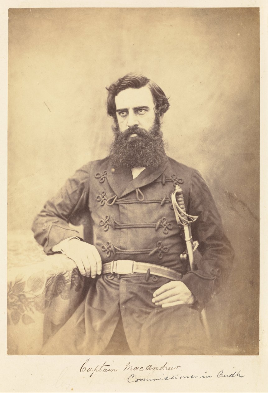 [Capitão MacAndrew, Comissário em Oudh] de Felice Beato
