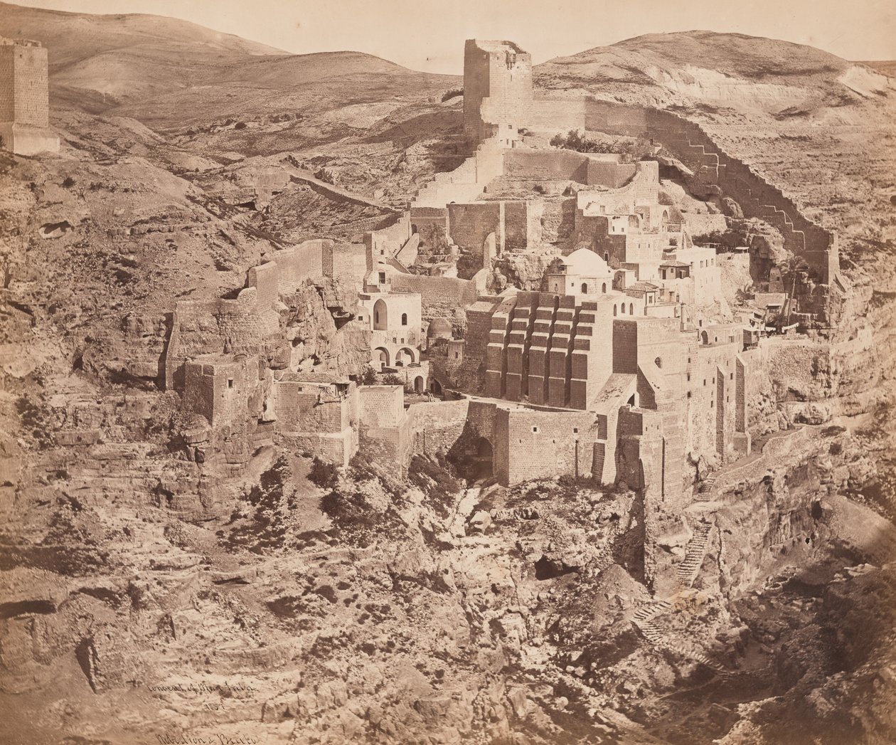 Convento de Mar Saba de Felice Beato