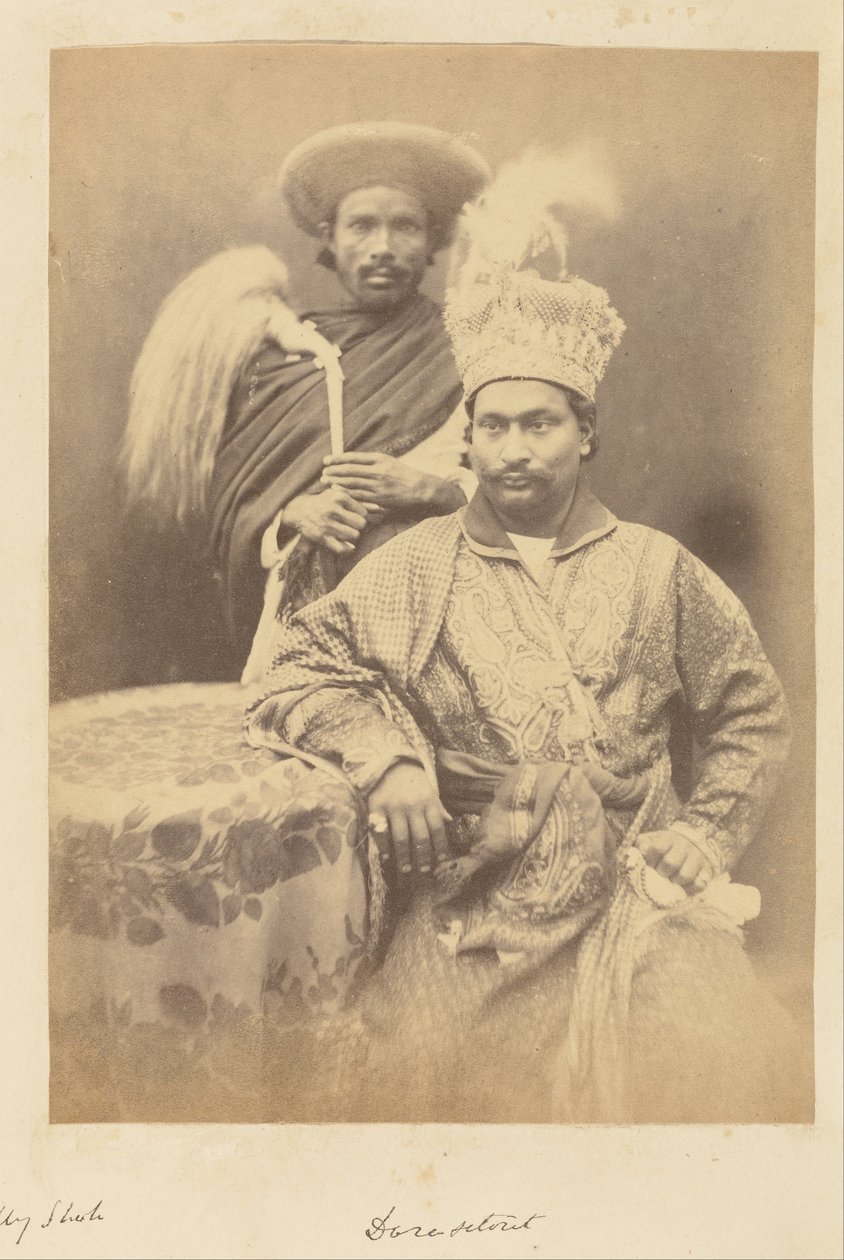 [Doresetoter, filho de Umjud Ally Shah, e o seu servo] de Felice Beato