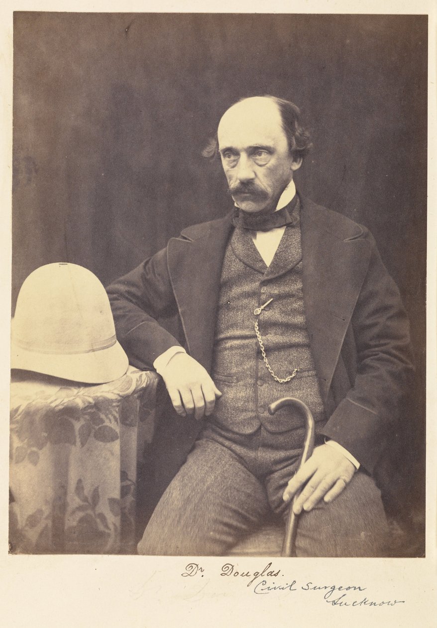 [Dr. Douglas, Cirurgião Civil, Lucknow] de Felice Beato