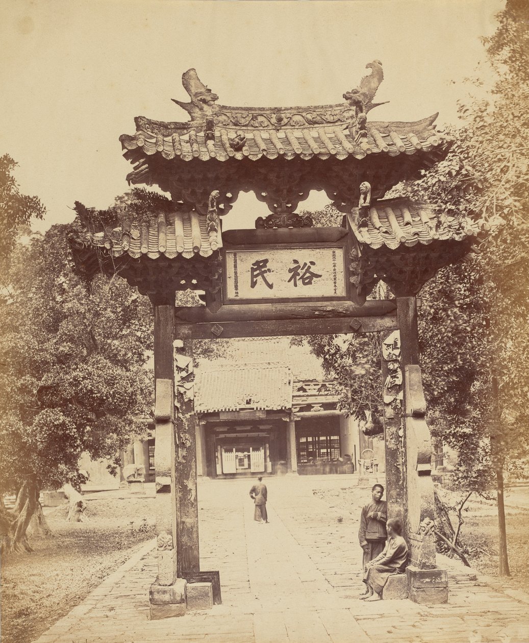 Entrada do Tesouro, Cantão, 10 de abril de 1860 de Felice Beato