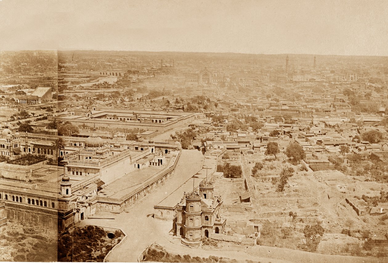 Visão Geral de Husainabad de Felice Beato