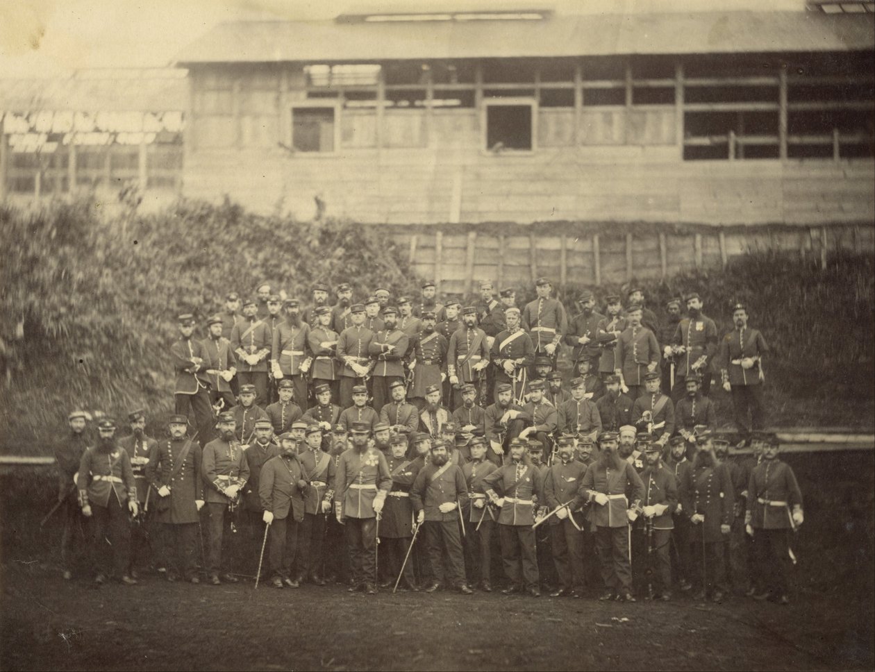 Retrato de Grupo do Batalhão da Marinha Real de Felice Beato