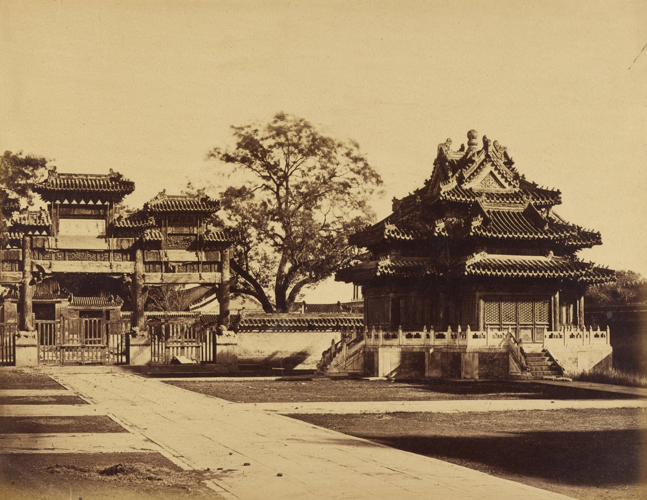Palácio Imperial de Inverno, Pequim, 29 de outubro de 1860 de Felice Beato