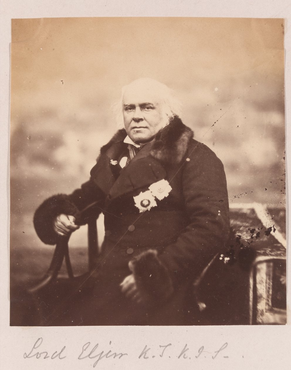 James Bruce oitavo conde de Elgin, 1860 de Felice Beato