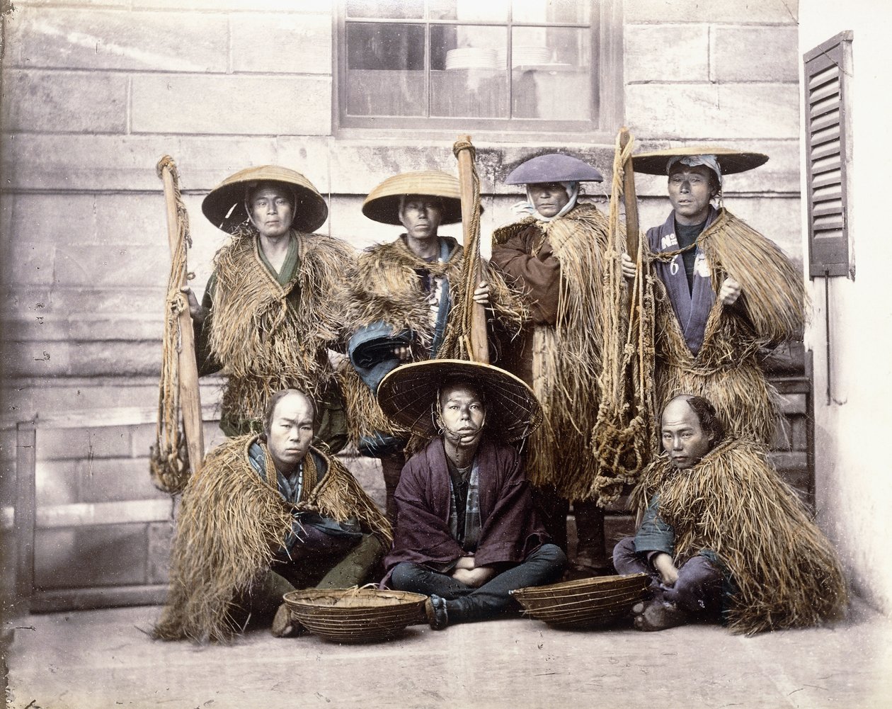 Yakonin japonês em Vestido de Cerimônia, c.1868 de Felice Beato