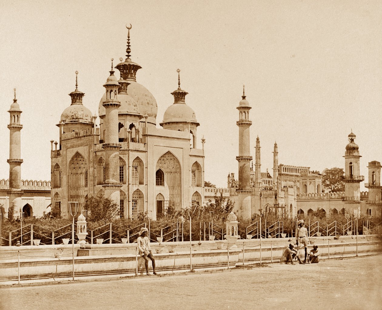 Mesquita no Husainabad Emambarah, Lucknow de Felice Beato