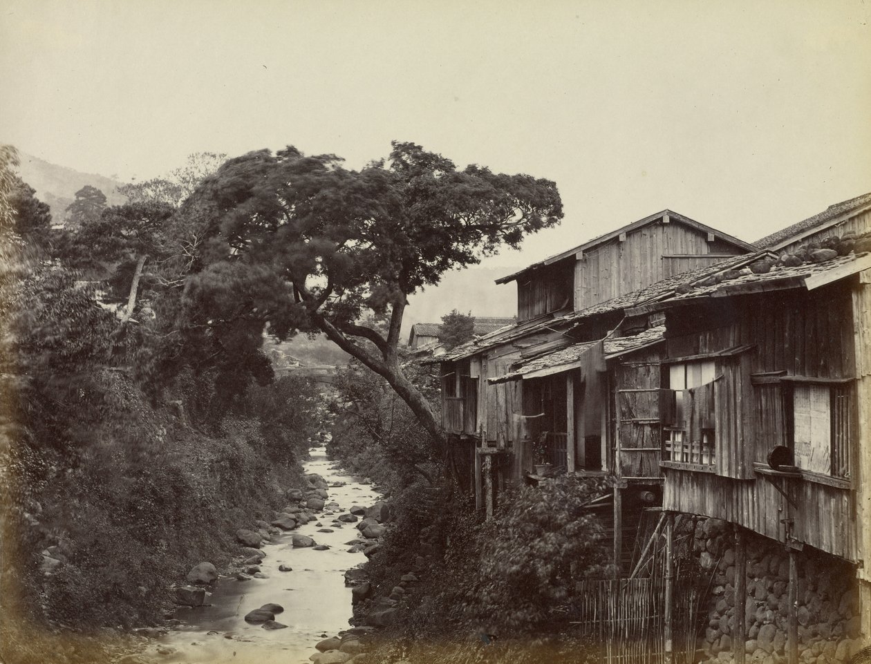 Cidade nativa de Nagasaki de Felice Beato