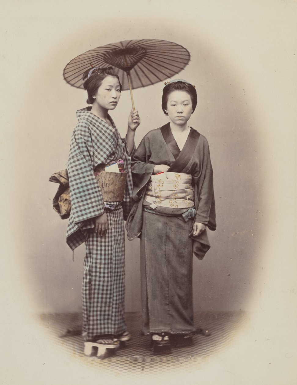 Saindo para passear, 1868. de Felice Beato