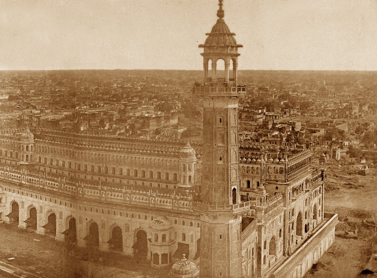 Panorama de MachiBoran, Lucknow de Felice Beato