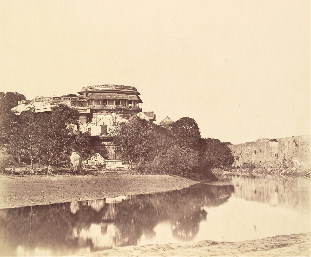 Porção do Palácio e Sulim Ghur de Felice Beato