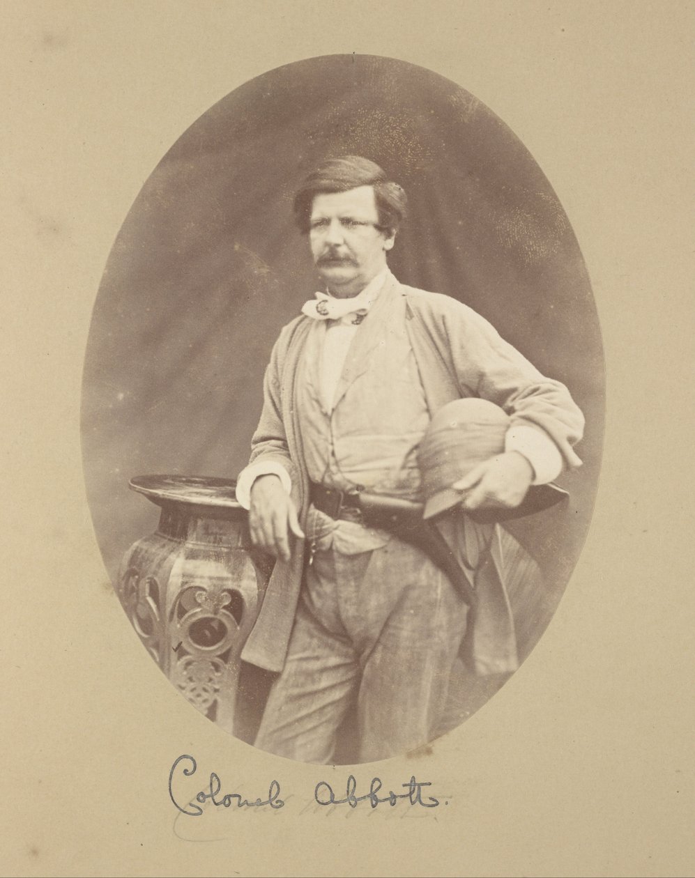 Retrato do Coronel Abbott, Inspetor Geral de Artilharia de Felice Beato