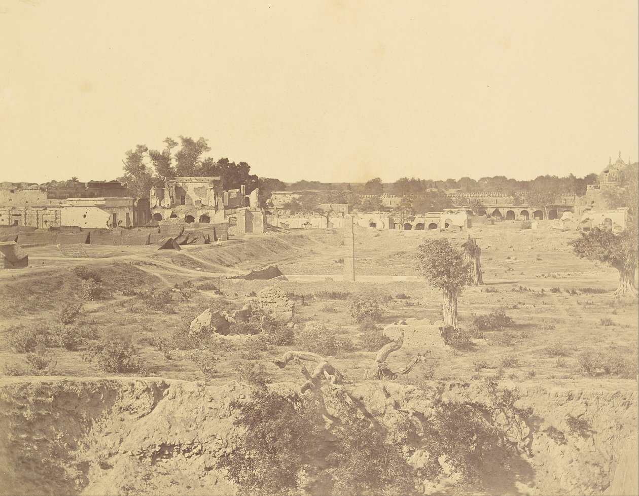 Posição da bateria da alfândega de Felice Beato
