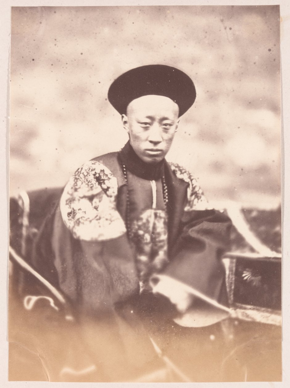 Príncipe Gong Qinwang da China, 1860 de Felice Beato