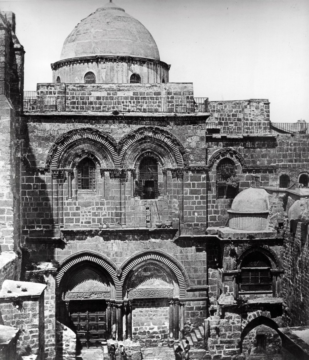 A Igreja do Santo Sepulcro, 1857 de Felice Beato