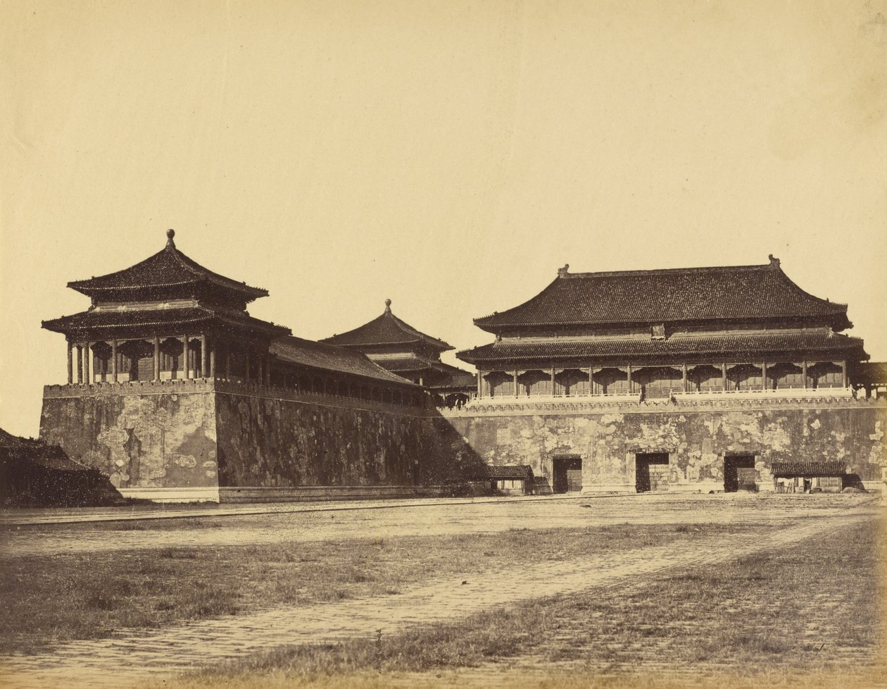 O Grande Palácio Imperial de inverno, Pekin, 29 de outubro de 1860 de Felice Beato