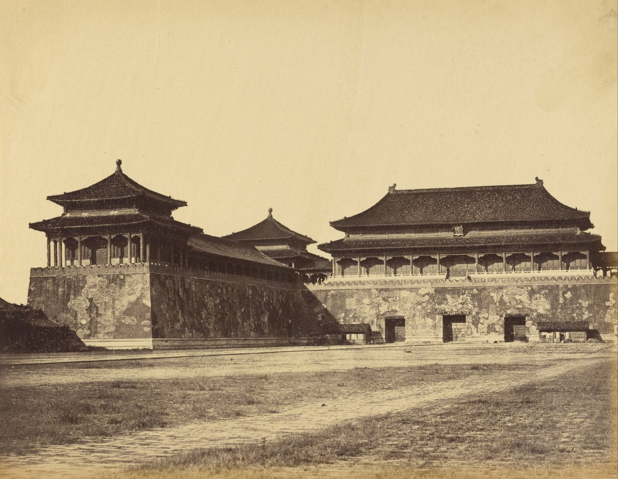 O Grande Palácio Imperial de Inverno, Pequim, 29 de outubro de 1860 de Felice Beato