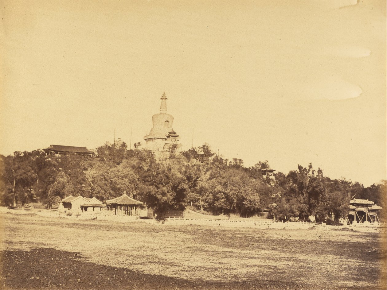 O Grande Pagode no Palácio Imperial do Jardim de Inverno, 29 de outubro de 1860 de Felice Beato