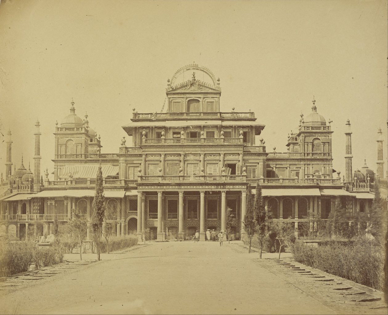 Palácio do Rei no Kaiserbagh de Felice Beato