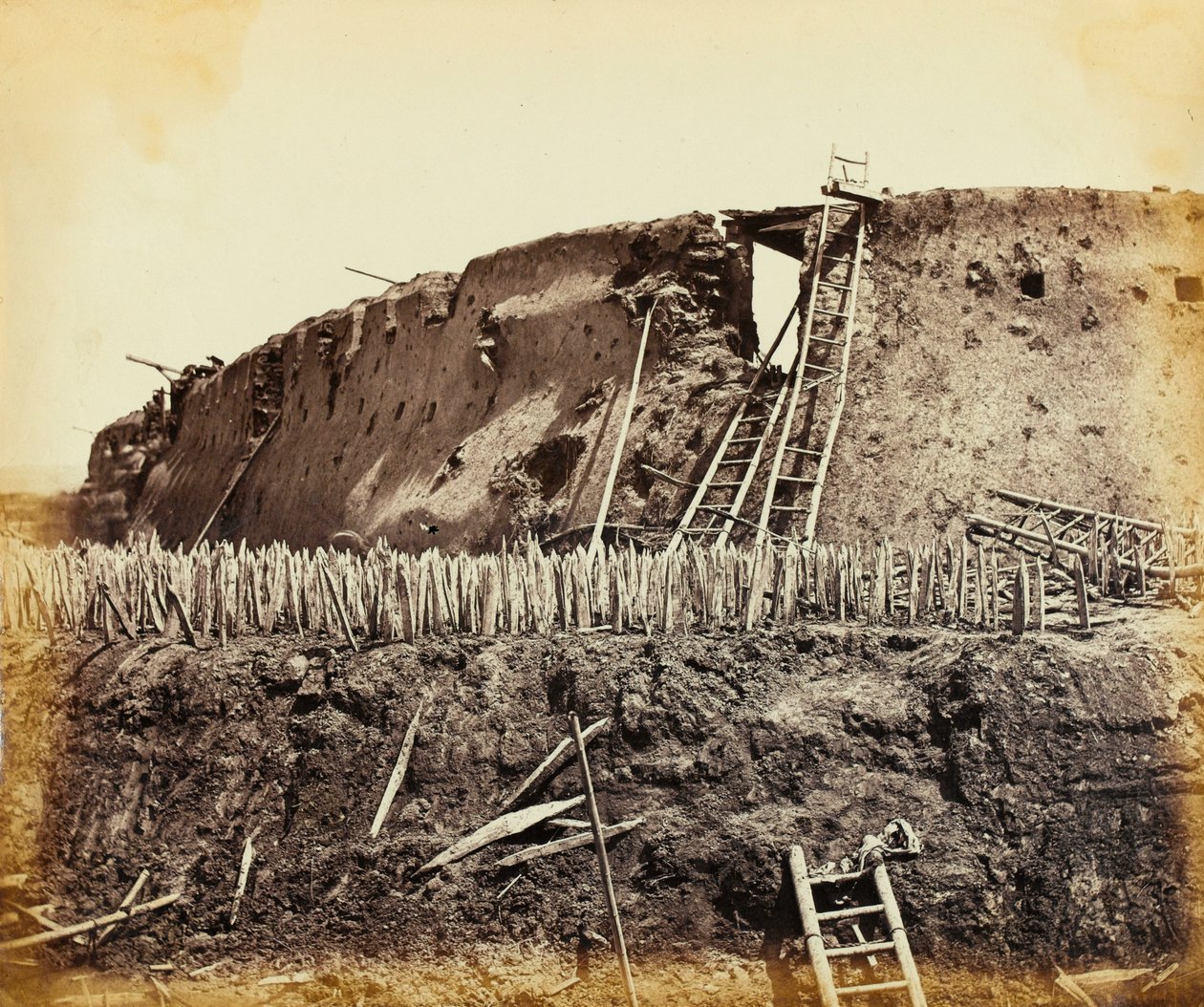 Forte Norte de Taku, China, 1860 de Felice Beato