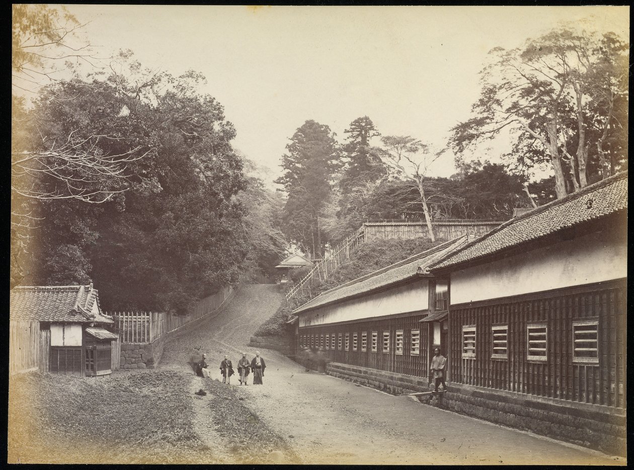 O palácio dos Satsuma, Yedo de Felice Beato