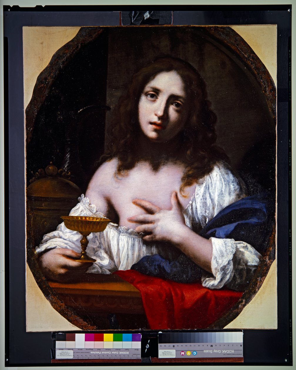 Sofonista e a taça envenenada (pintura) de Felice Ficherelli