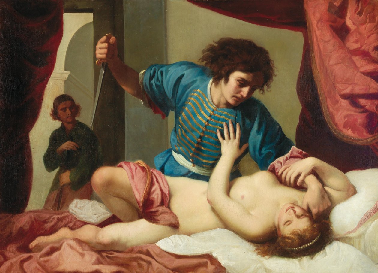 Tarquínio e Lucrécia, década de 1630. de Felice Ficherelli